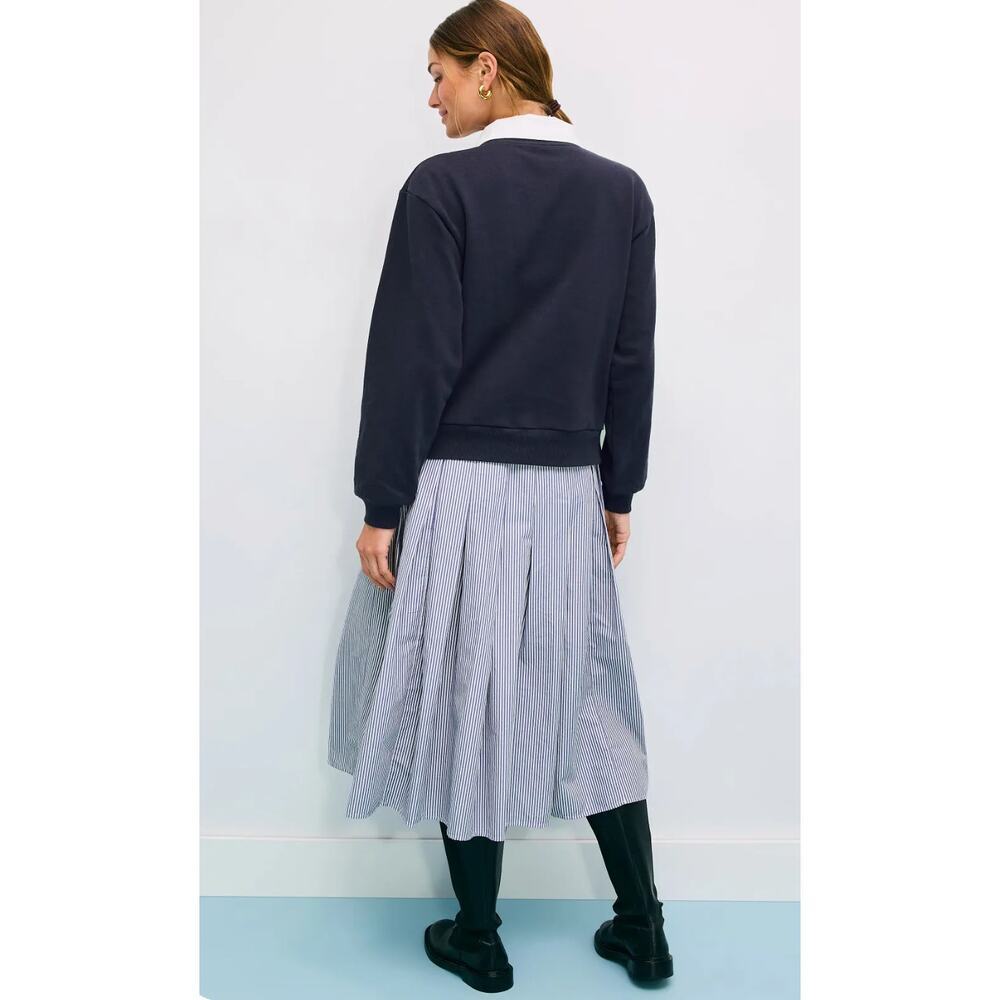 Sea NY x RTR Layered Sweatshirt Midi Dress Size S- Stain - Picture 2 of 7